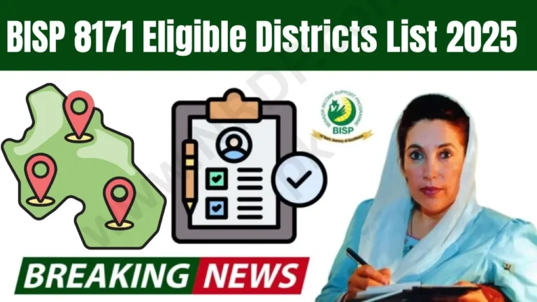 BISP 8171 Eligible Districts List November  2025 – Full Phase-Wise Details and Updates