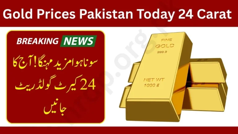 Gold Prices Pakistan Today 24 Carat – Latest Gold Rate Update October 2025