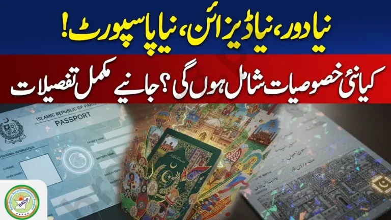 Pakistan’s Passport 2025 Update: High-Tech Security Features and E-Passport Rollout Begins