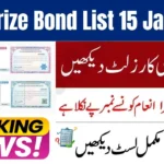 1500 Prize Bond List 15 Jan 2026 – No Draw Held Next Draw Date Confirmed